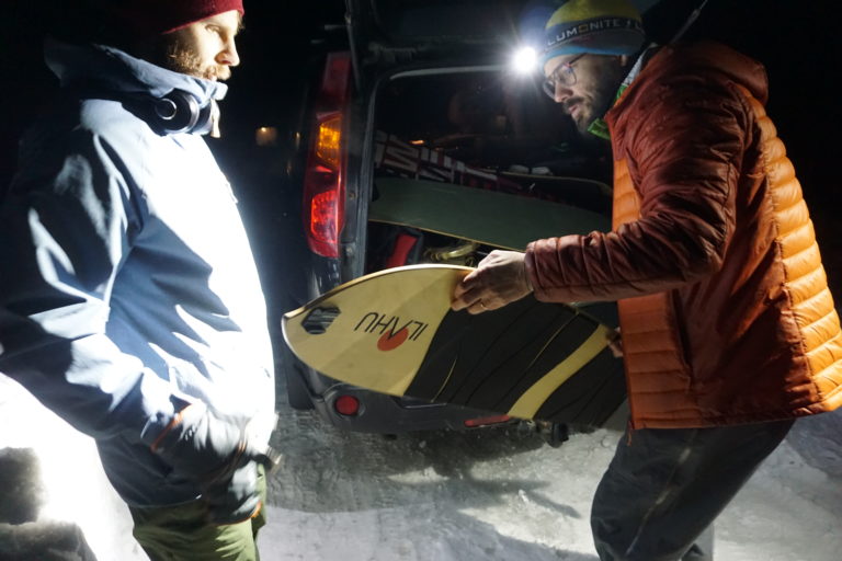 Noboarding in Northern Finland