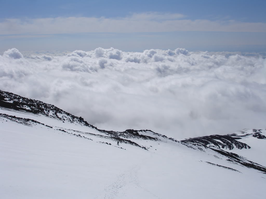 The Southwest Chutes on Mount Adams - Where is Kyle Miller?
