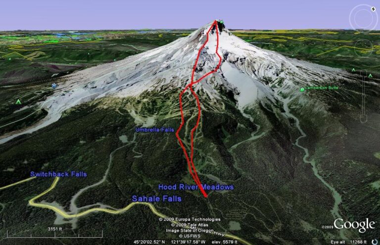 Wy'East Route on Mount Hood Ski Descent - Where is Kyle Miller?